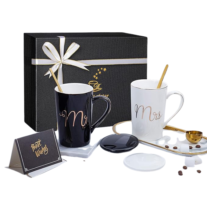 Mr and Mrs Coffee Mugs Set