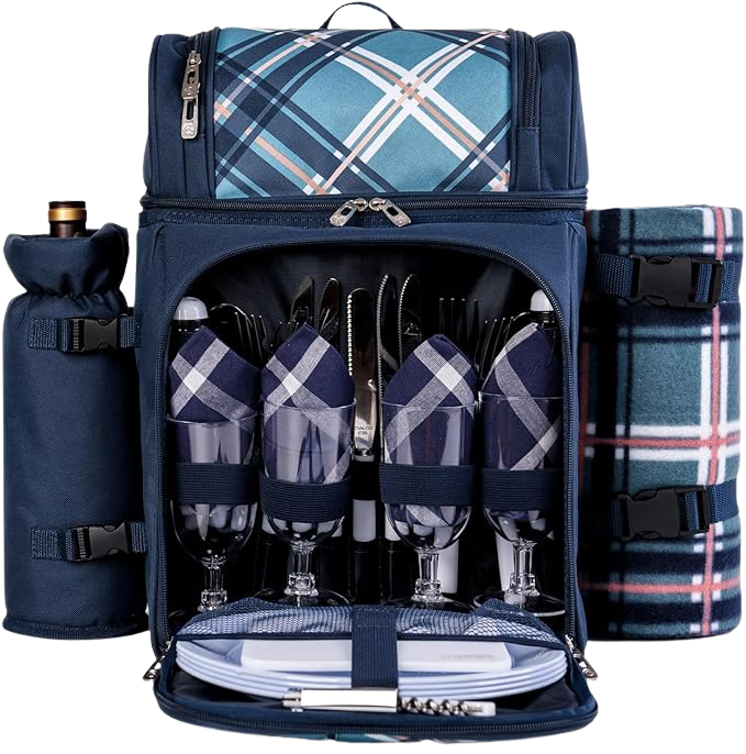 Picnic Basket And Blanket