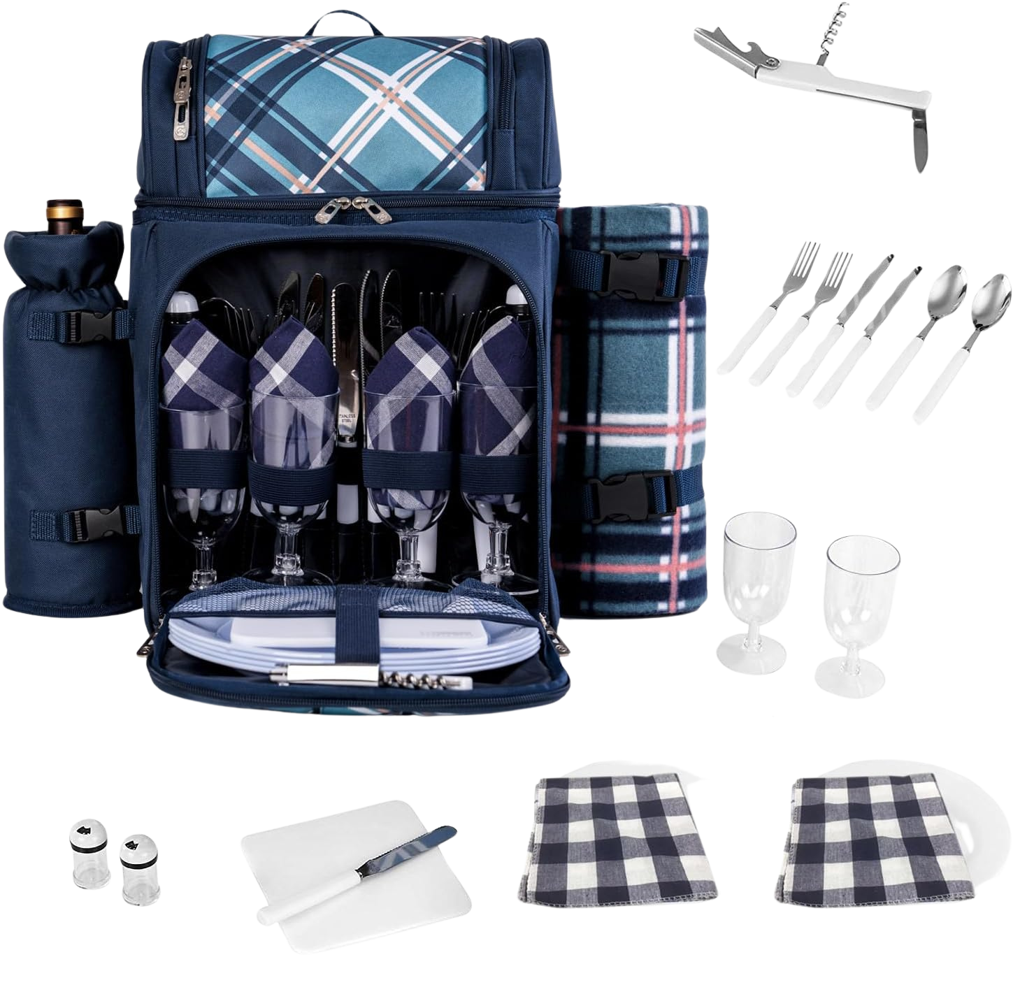 Picnic Basket And Blanket
