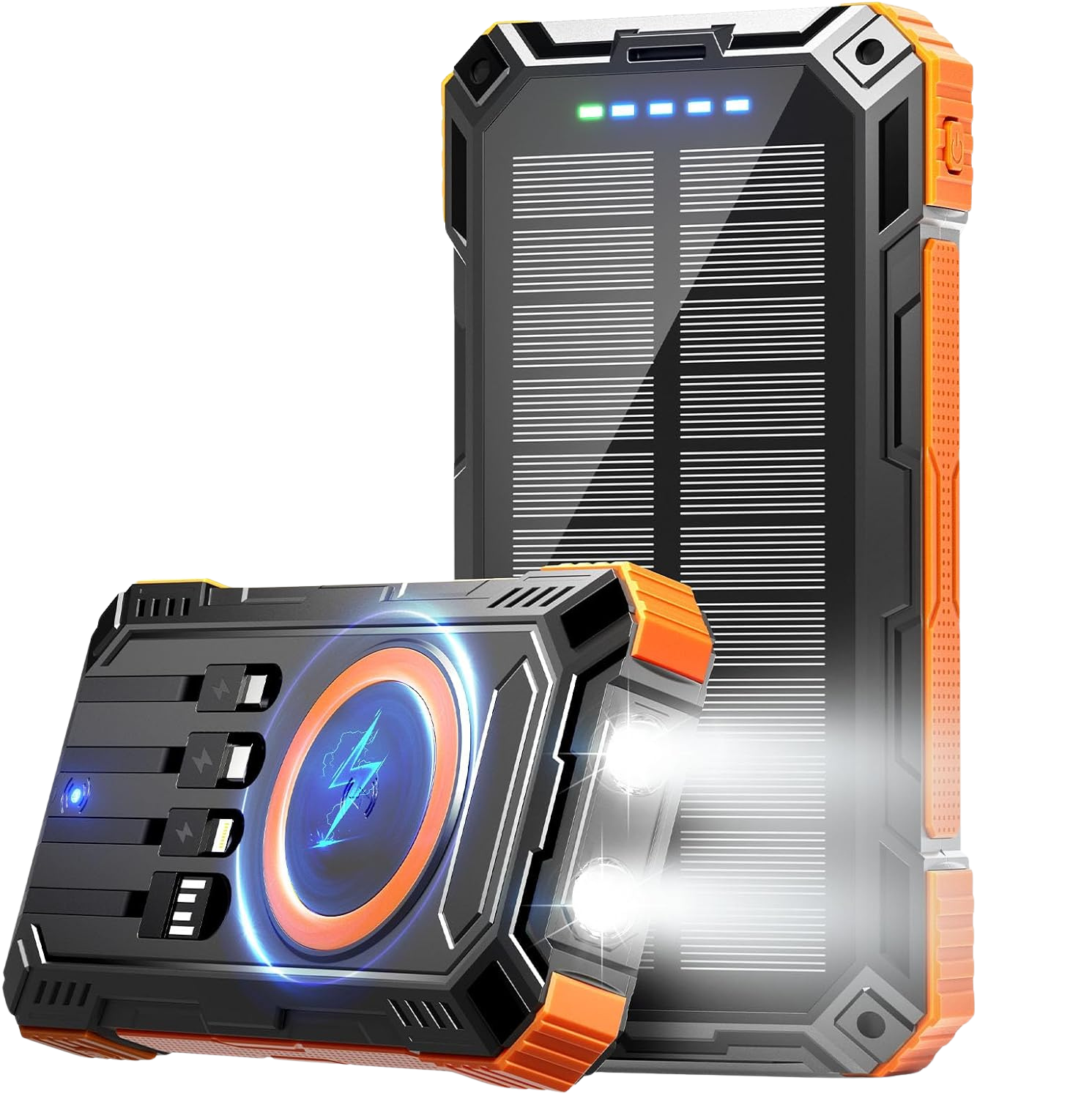 Solar Power Bank 49800mAh Wireless Portable Charger