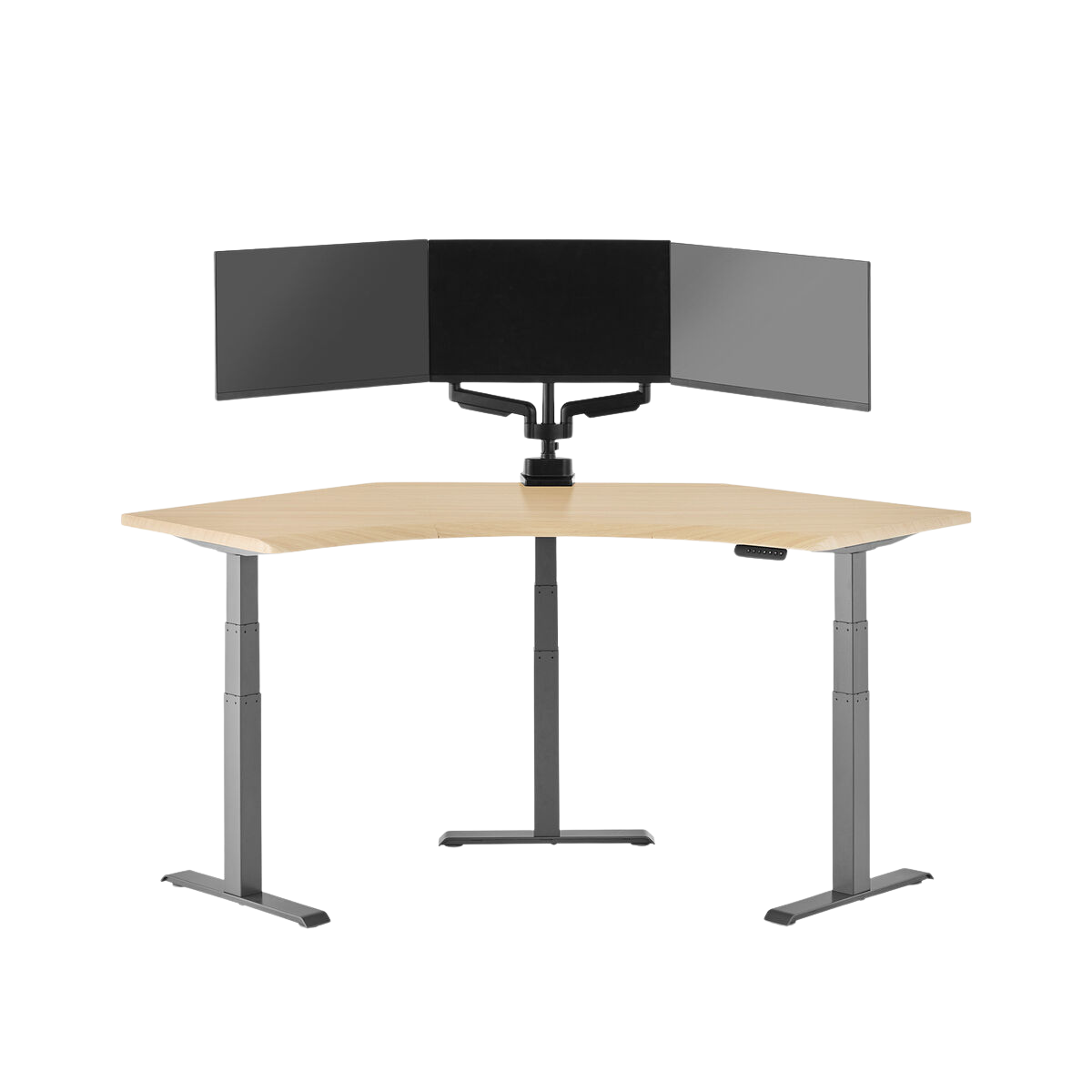 Vari ComfortEdge 84.25 Inch L-Shape Electric Standing Desk