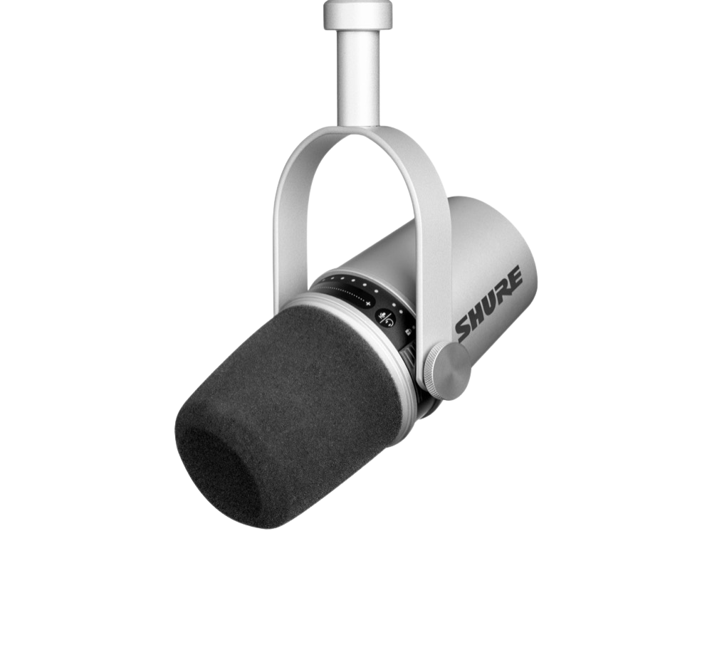 Shure MV7+ Podcast Dynamic Microphone with Stand